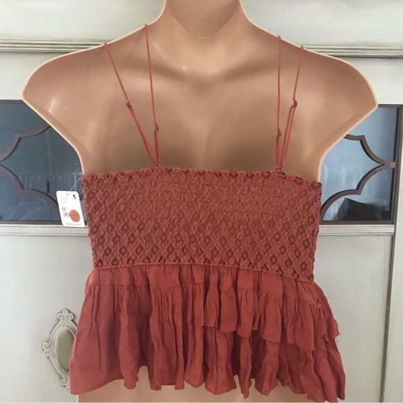 NWT Free People Adella Cami in Winding Road - Picture 2 of 6